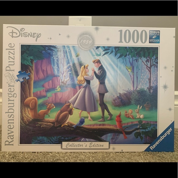 Disney Jigsaw Puzzle 1000 Ravensburger Aurora Sleeping Beauty Prince Phillip - Picture 2 of 5